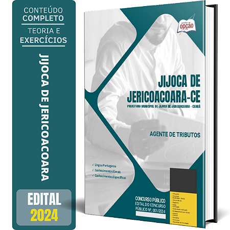 Apostila Prefeitura de Jijoca de Jericoacoara CE 2024 - Agente de Tributos