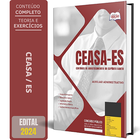 Apostila CEASA ES 2024 - Auxiliar Administrativo