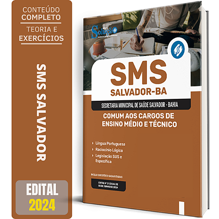 Apostila SMS Salvador 2024 - Comum aos Cargos de Ensino Médio e Técnico