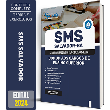 Apostila SMS Salvador 2024 - Comum aos Cargos de Ensino Superior
