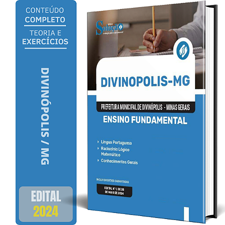 Apostila Prefeitura de Divinópolis MG 2024 - Ensino Fundamental
