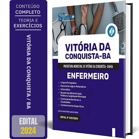 Apostila Prefeitura de Vitória da Conquista BA 2024 - Enfermeiro