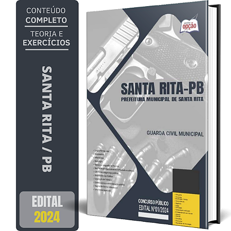 Apostila Prefeitura de Santa Rita PB 2024 - Guarda Civil Municipal