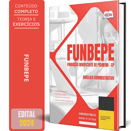 Apostila FUNBEPE SP 2024 - Auxiliar administrativo