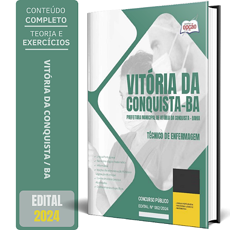 Apostila Prefeitura de Vitória da Conquista BA 2024 - Técnico de Enfermagem