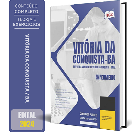 Apostila Prefeitura de Vitória da Conquista BA 2024 - Enfermeiro