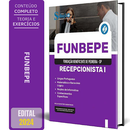 Apostila FUNBEPE 2024 - Recepcionista I