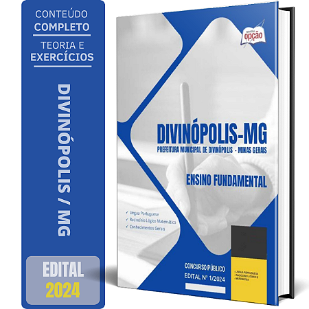 Apostila Prefeitura de Divinópolis MG 2024 - Ensino Fundamental