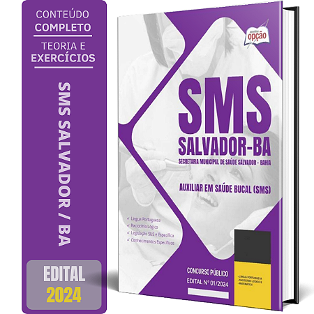 Apostila SMS Salvador 2024 - Auxiliar em Saúde Bucal (SMS)