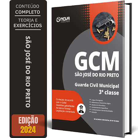 Apostila São José do Rio Preto SP 2024 - Guarda Civil Municipal