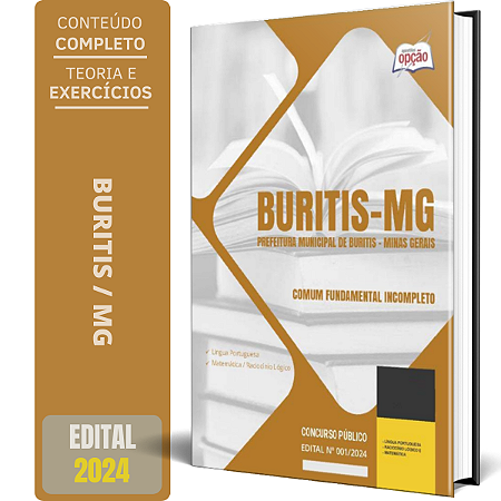 Apostila Prefeitura de Buritis MG 2024 - Comum Fundamental Incompleto
