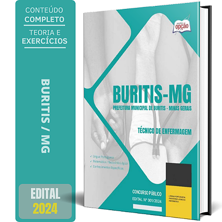 Apostila Prefeitura de Buritis MG 2024 - Técnico de Enfermagem