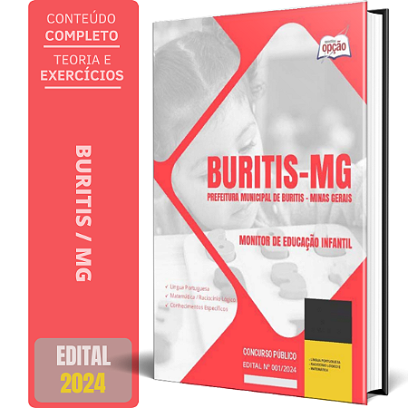 Apostila Prefeitura de Buritis MG 2024 - Monitor de Educação Infantil