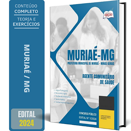 Apostila Prefeitura de Muriaé MG 2024 - Agente Comunitário de Saúde