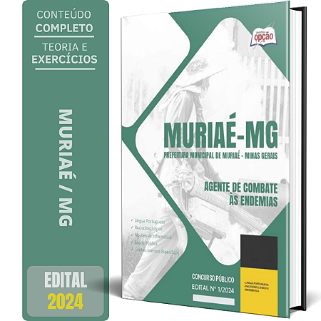 Apostila Prefeitura de Muriaé MG 2024 - Agente de Combate às Endemias