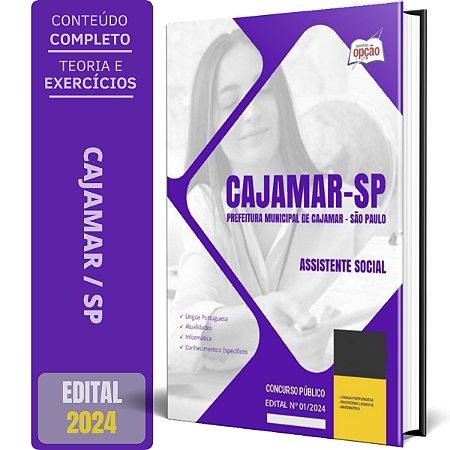 Apostila Prefeitura de Cajamar SP 2024 - Assistente Social