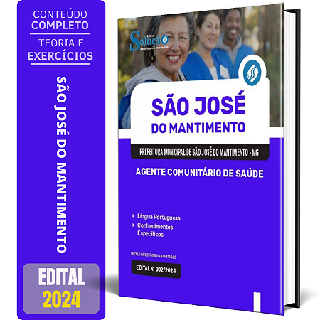 Apostila Prefeitura de São José do Mantimento MG 2024 - Agente Comunitário de Saúde