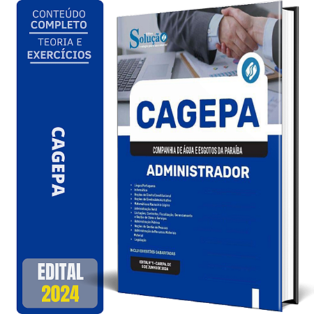 Apostila CAGEPA 2024 - Administrador