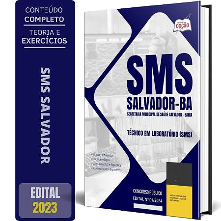 Apostila SMS Salvador 2024 - Técnico em Laboratório (SMS)