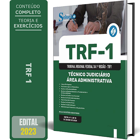 Apostila TRF1 2024 - Técnico Judiciário - Área Administrativa