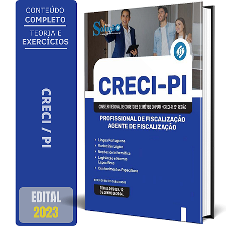 Apostila CRECI PI 2024 - Profissional de Fiscalização/Agente de Fiscalização