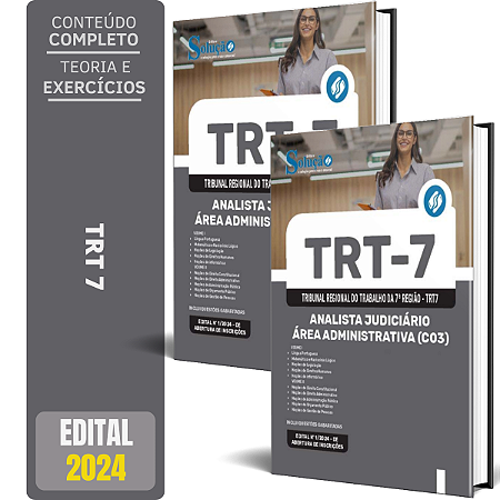 Apostila TRT7 2024 - Analista Judiciário - Área Administrativa (C03)