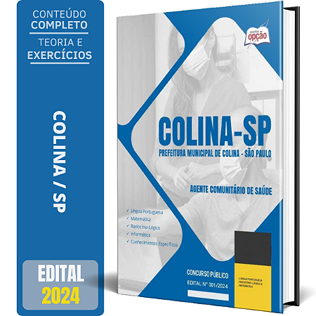 Apostila Prefeitura de Colina SP 2024 - Agente Comunitário de Saúde