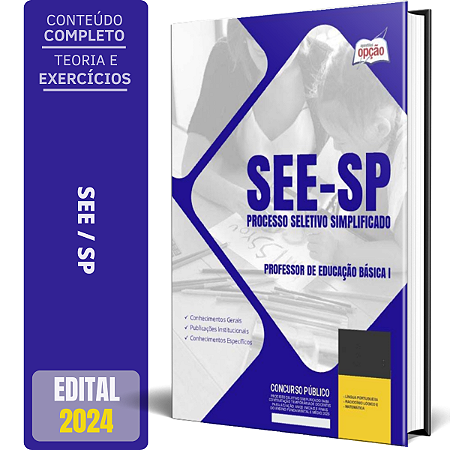 Apostila Processo Seletivo Simplificado SEE SP 2024 - Professor de Educação Básica I