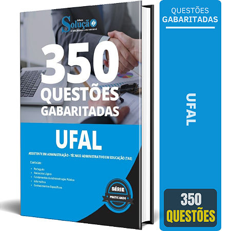 Caderno de Questões UFAL 2024 - Assistente em Administração - Técnico Administrativo em Educação (TAE)