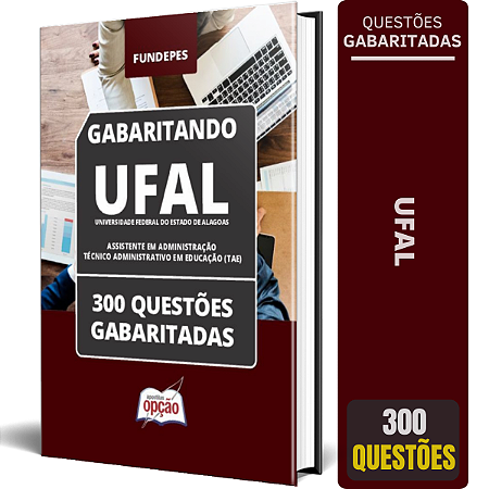 Caderno UFAL 2024 - Assistente em Administração - Técnico Administrativo em Educação (TAE)