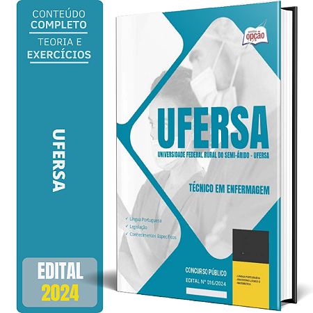 Apostila UFERSA RN 2024 - Técnico em Enfermagem
