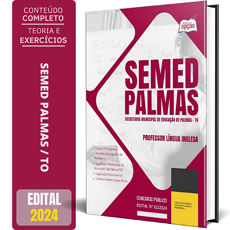 Apostila SEMED Palmas TO 2024 - Professor Língua Inglesa