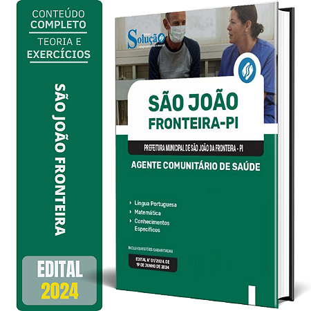 Apostila Prefeitura de São João da Fronteira PI 2024 - Agente Comunitário de Saúde