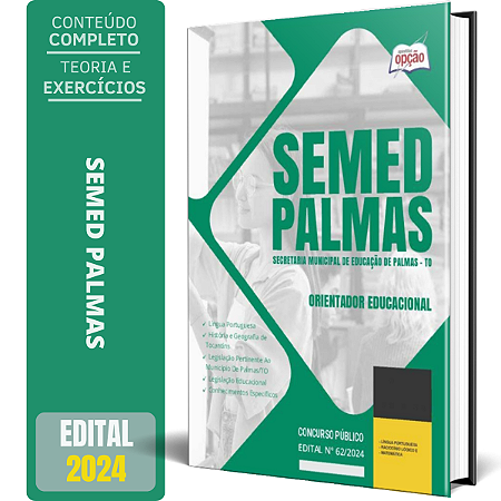 Apostila SEMED Palmas TO 2024 - Orientador Educacional