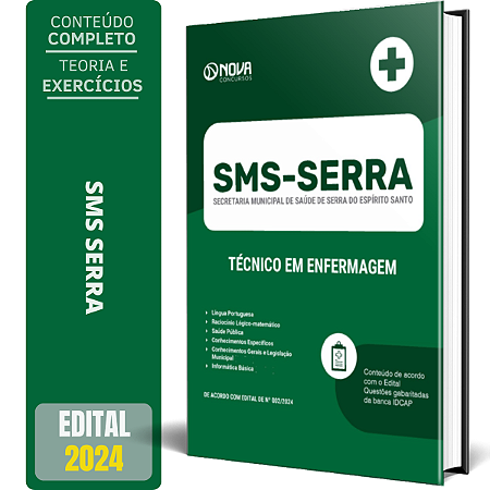 Apostila SMS SERRA ES 2024 - Técnico em Enfermagem
