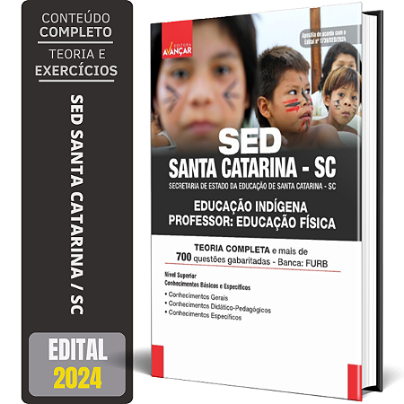 Apostila Sed Santa Catarina 2024 - Indígena - Educação Física