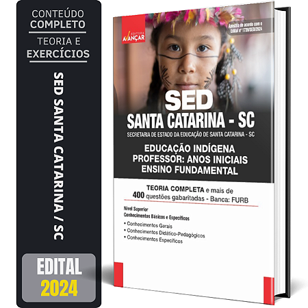 Apostila Sed - Santa Catarina Sc 2024 - Educação Indígena