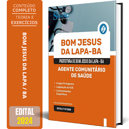 Apostila Prefeitura de Bom Jesus da Lapa BA 2024 - Agente Comunitário de Saúde