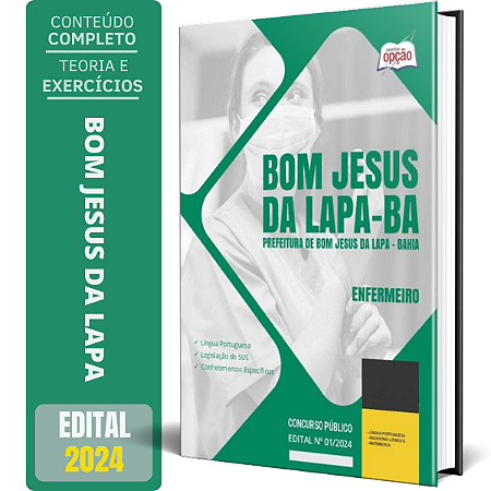 Apostila Prefeitura de Bom Jesus da Lapa BA 2024 - Enfermeiro