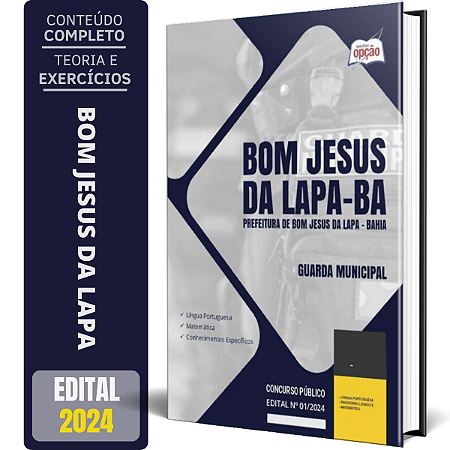 Apostila Prefeitura de Bom Jesus da Lapa BA 2024 - Guarda Municipal