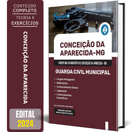 Apostila Prefeitura de Conceição da Aparecida MG 2024 - Guarda Civil Municipal
