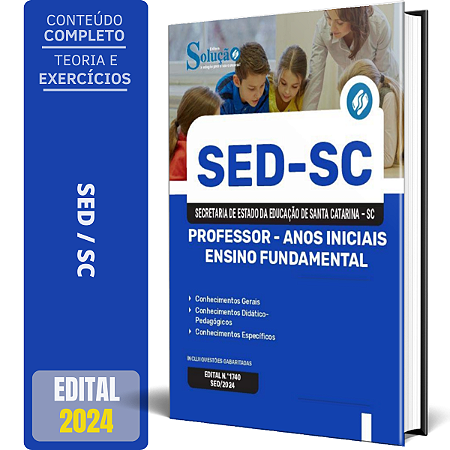 Apostila SED SC 2024 - Professor - Anos Iniciais Ensino Fundamental