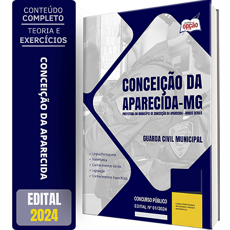 Apostila Prefeitura de Conceição da Aparecida MG 2024 - Guarda Civil Municipal
