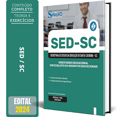 Apostila SED SC 2024 - Orientador Educacional - Especialista em Assuntos Educacionais