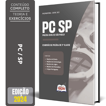 Apostila PC SP 2024 - Escrivão de Polícia de 3ª Classe