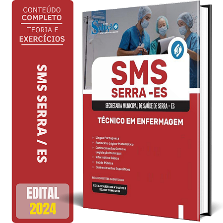 Apostila SMS Serra ES 2024 - Técnico em Enfermagem