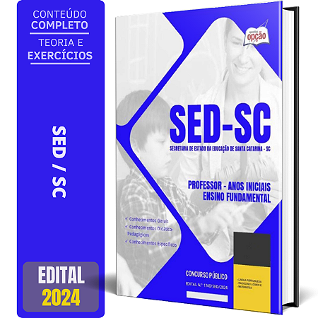 Apostila SED SC 2024 - Professor - Anos Iniciais Ensino Fundamental