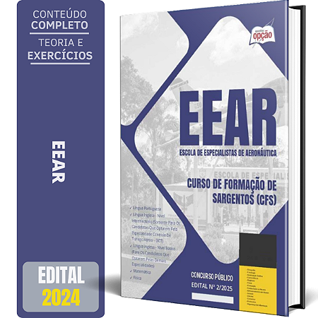 Apostila EEAR 2024 - Curso de Formação de Sargentos (CFS)