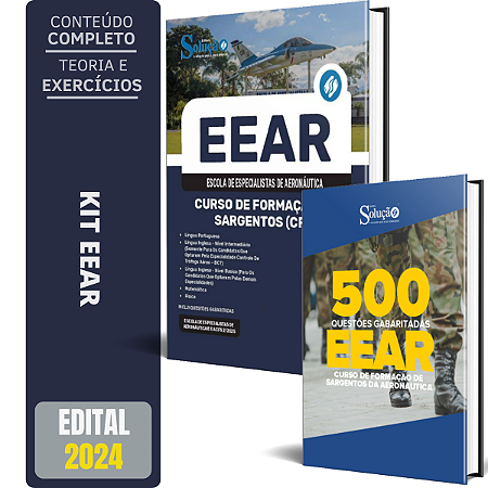 Kit Apostila Concurso Eear 2024 + Caderno De Testes