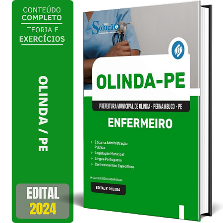 Apostila Prefeitura de Olinda PE 2024 - Enfermeiro